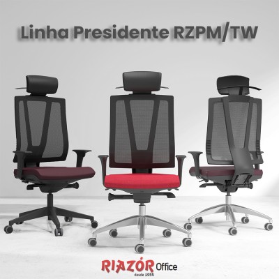Cadeira Presidente Encosto Telado – RZPM/TW